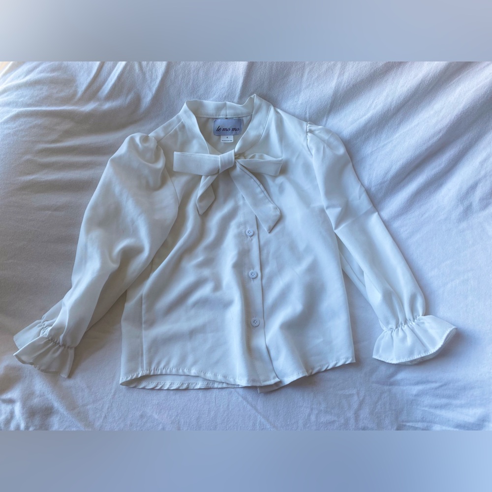 Elegant White Kids Blouse